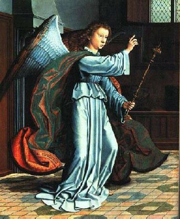 Gerard David Annunciation from 1506 Norge oil painting art